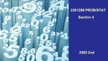 2301286 Prob/Stat : 04(18 Feb 2021) ตัวแปรสุ่ม 2 ตัว ฟังก์ชันการแจกแจงความน่าจะเป็นร่วมกัน