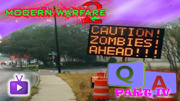 MW2 - Zombies with Commentary (Q and A), ft. WiZARD HAX - WAY➚