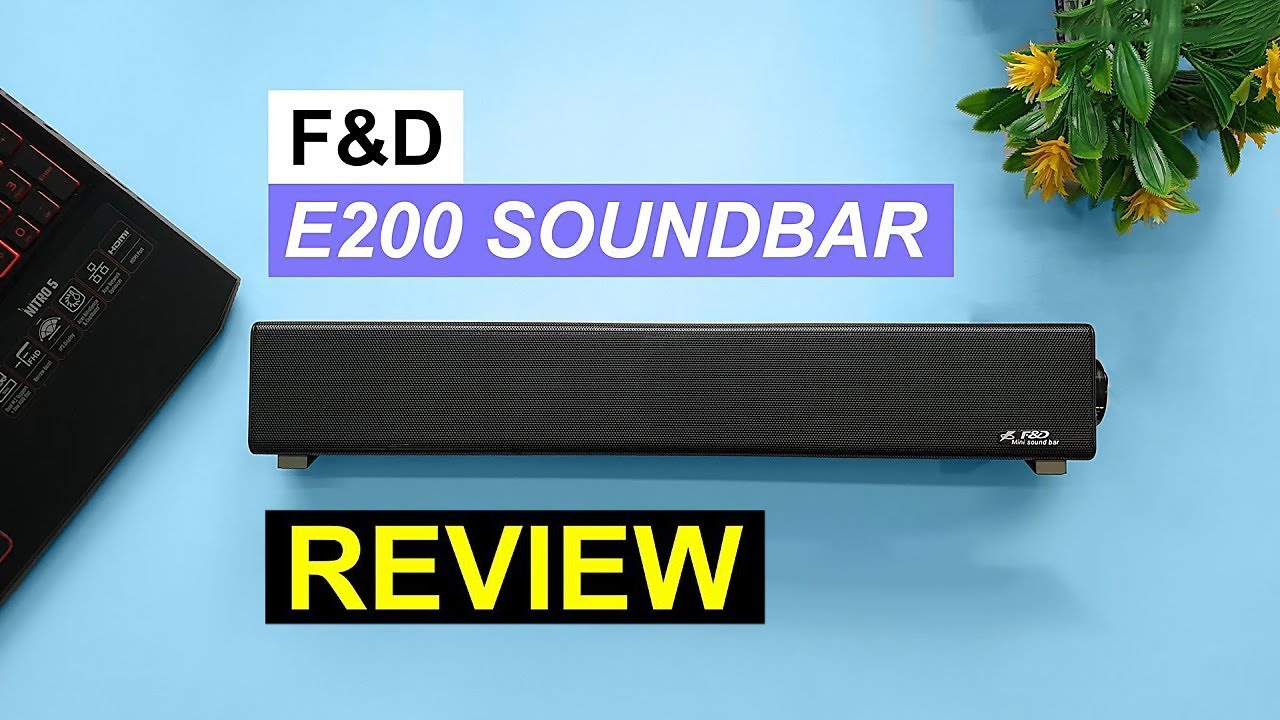 Best Soundbar for laptop under Rs 1200 | F&D E200 Soundbar REVIEW + SOUND TEST (2025)