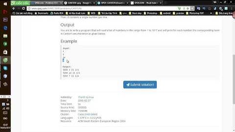 CANTON - SPOJ - Hướng dẫn giải SPOJ - CANTON