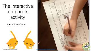 Prepositions of time: Teaching tips & an interactive notebook activity.