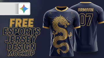 Esports Jersey Mockup with AI (FAST & EASY 2025)