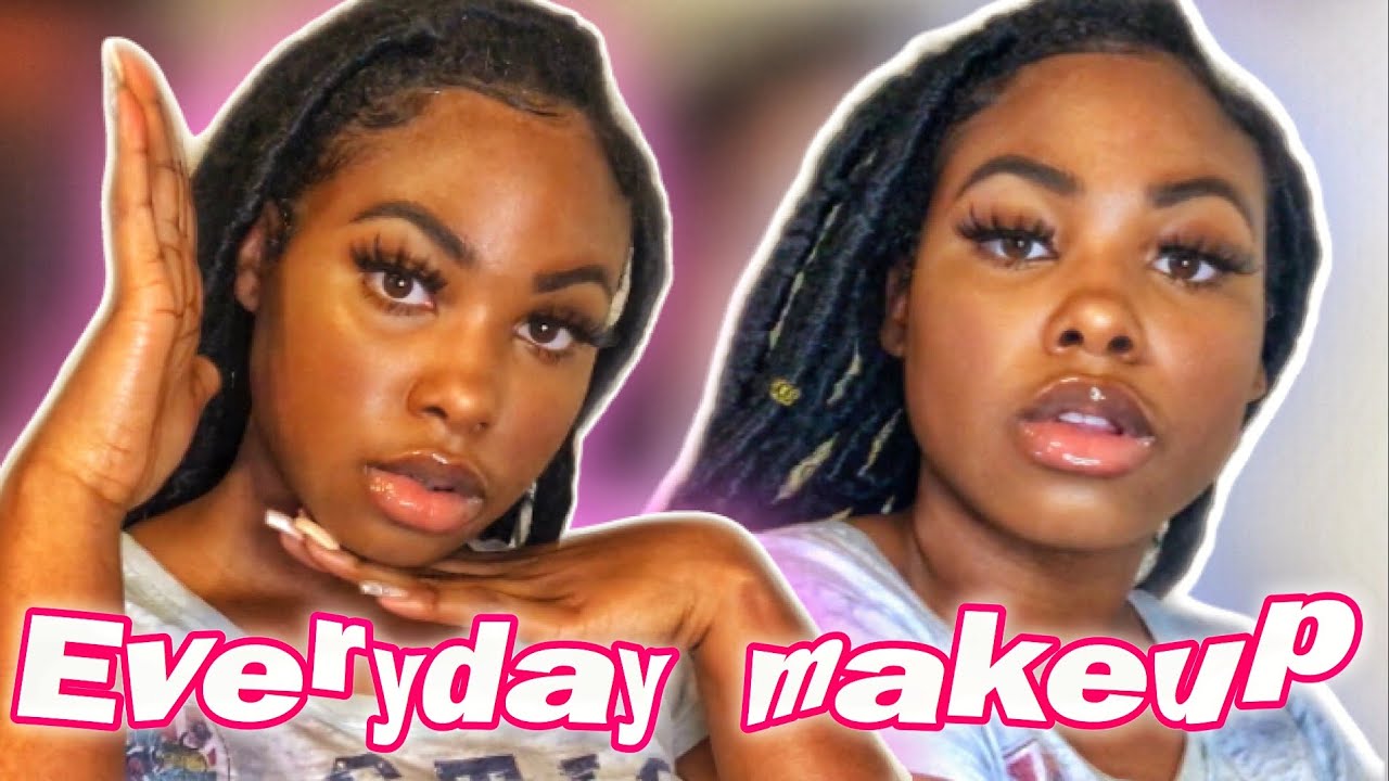 AFFORDABLE Everyday Makeup Routine for BLACK WOMEN ft. DRUGSTORE ...