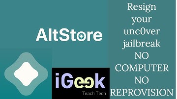 Resign your unc0ver jailbreak - NO COMPUTER AND NO REPROVISION
