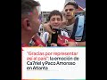 "GRACIAS POR REPRESENTAR AL PAÍS": la emoción de Ca7riel y Paco Amoroso en Atlanta