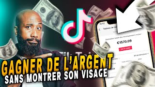 Comment gagner de l'argent sur TIKTOK en 2024 sans montrer son visage