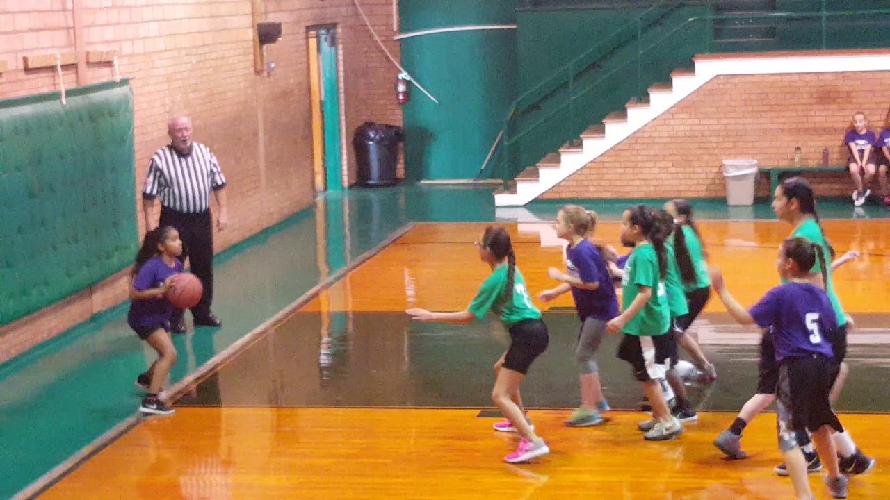 Clip floydada basketball green vs purple YouTube