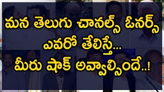 TOP Telugu TV Channels and their OWNERS | ETv | Gemini TV | MAA TV | Zee Telugu | News Mantra