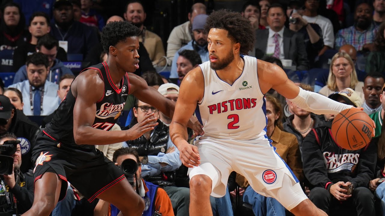 Detroit Pistons with GUT CHECK WIN over the Philadelphia 76ers!