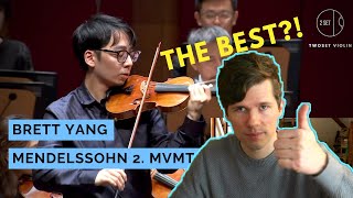 TwoSet Violin Brett Yang Surpassed My Expectations! Mendelssohn 2. Movement - Reaction