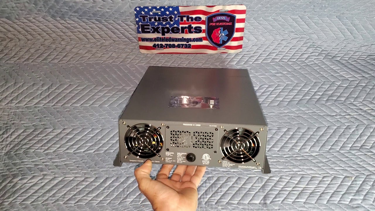 Xantrex Freedom X 2000 Watt Inverter - YouTube