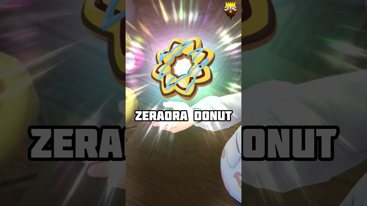 Рецепт пончиков Zeraora, покрытых плазменной глазурью