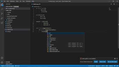 Matrix addition using python || python programming