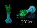 How to make a flower vase | flower pot|Home decoration ideas | Home Decor | Beads art\vineeta mishra