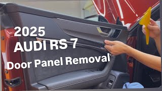 Audi Rs 7 - Door Panel Removal