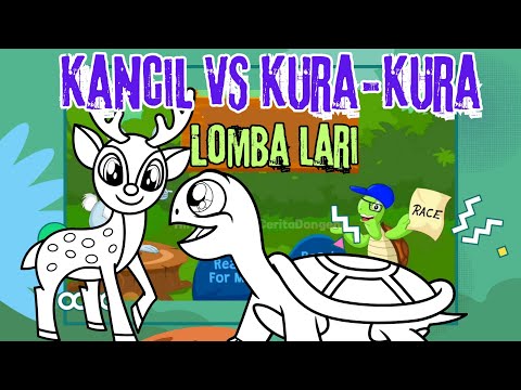 dongeng kancil dan kura-kura | cerita kancil dan kura-kura lomba lari | dongeng anak | cerita kancil