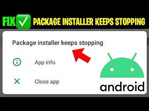 FIX✅ Package Installer Keeps Stopping Problem || Package Installer Keeps Stopping Android Solve 2025
