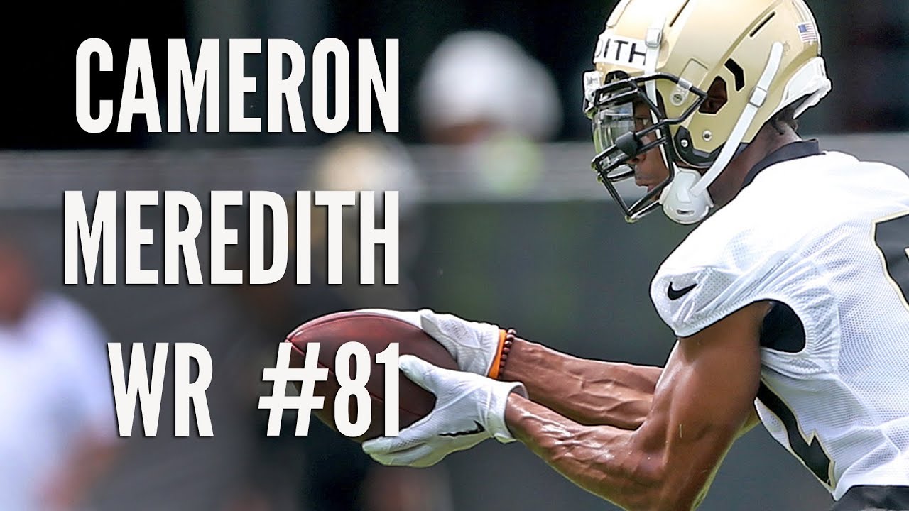 Cameron Meredith raw footage from Saints OTAs