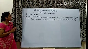 In an A.P. sum of three consecutive terms is 27and their product is 504, find the terms
