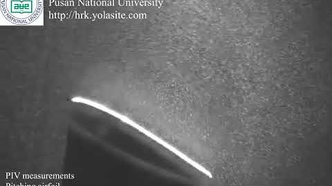 PIV measurements for pitching and plunging airfoils4