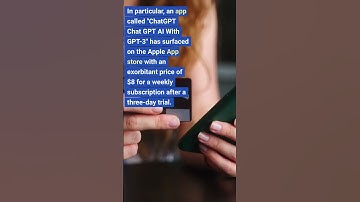 AI SCAM : Chat Gpt Beware of This App That