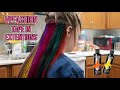Reapplying My Rainbow Tape In Extensions