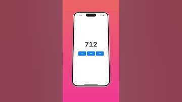 🚀 SwiftUI Animated Number Transition  A Modern, Dynamic UI Experience!