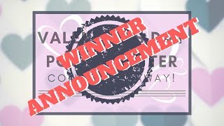 WINNER ANNOUNCEMENT//Valentines Day Pocket Letter Giveaway