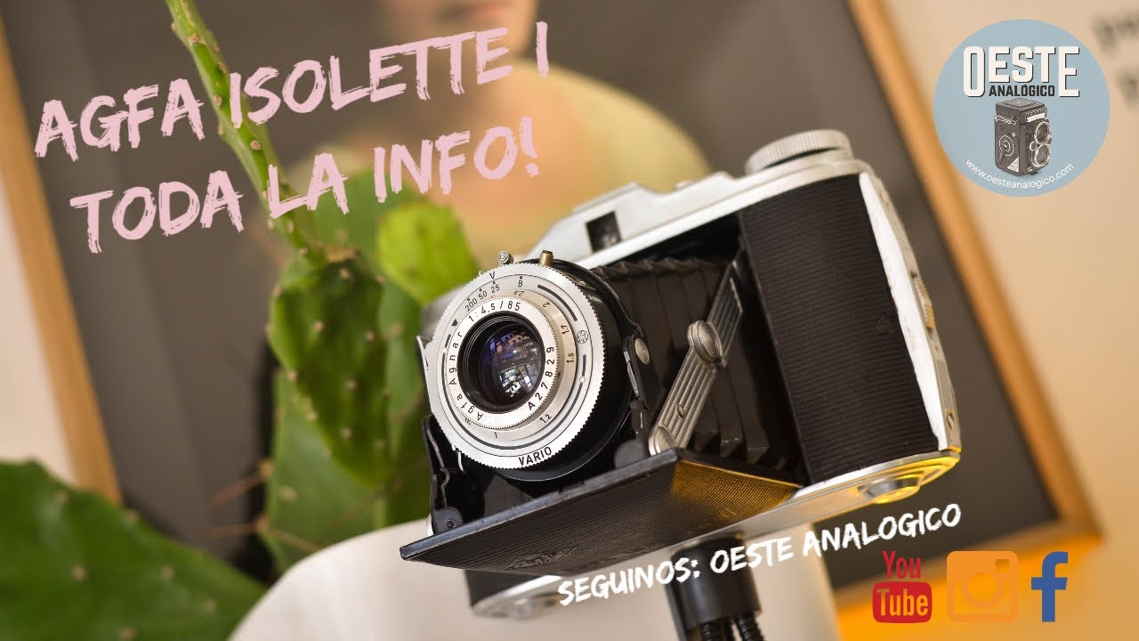 AGFA ISOLETTE I 📷👉 FORMATO MEDIO de BOLSILLO 🐩 - YouTube