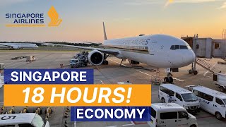 18 HOURS IN ECONOMY CLASS on Singapore Airlines' 777-300ER | Singapore to Los Angeles via Tokyo