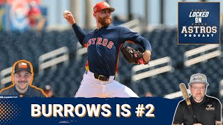 Mike Burrows Dominates, Astros Rotation Set? Opening Day Roster Decisions Loom