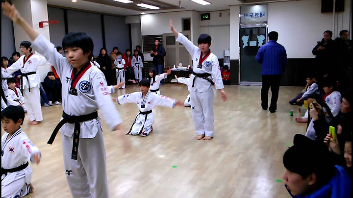태권도 참관수업!시범단 최강현♥