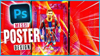 How to make a Messi football visual! - Abstract Football Poster Tutorial (Photoshop) screenshot 2