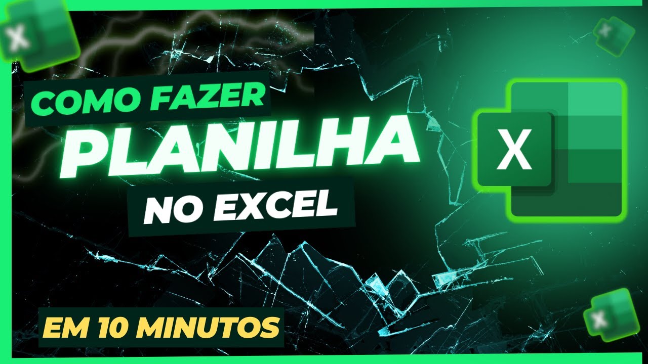 Como Fazer Planilha No Excel - 3 Passos Simples - YouTube
