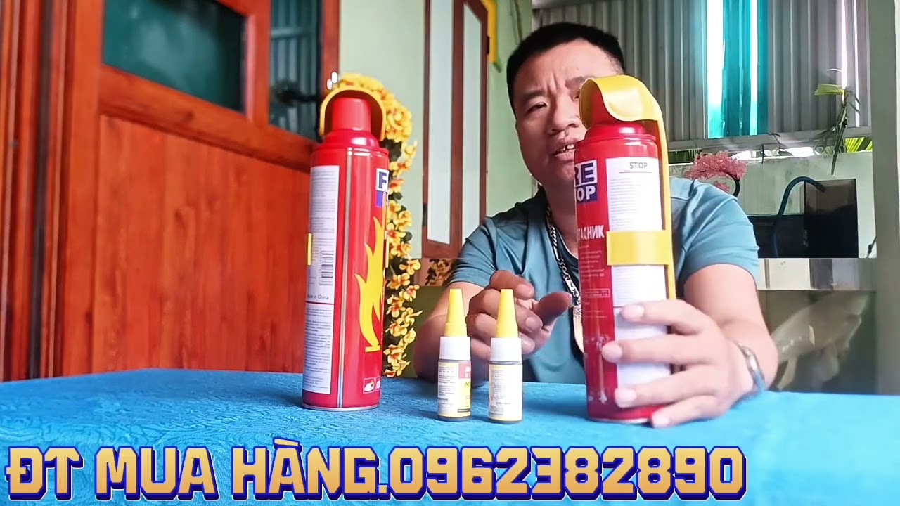 BÌNH XỊT CỨU HOẢ CHỮA CHÁY MINI CAO CẤP THUẬN TIỆN CHO MỌI GIA ĐÌNH 