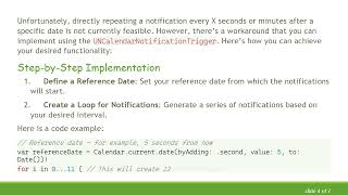 How to Schedule Recurring Notifications at Specific Times in Swift