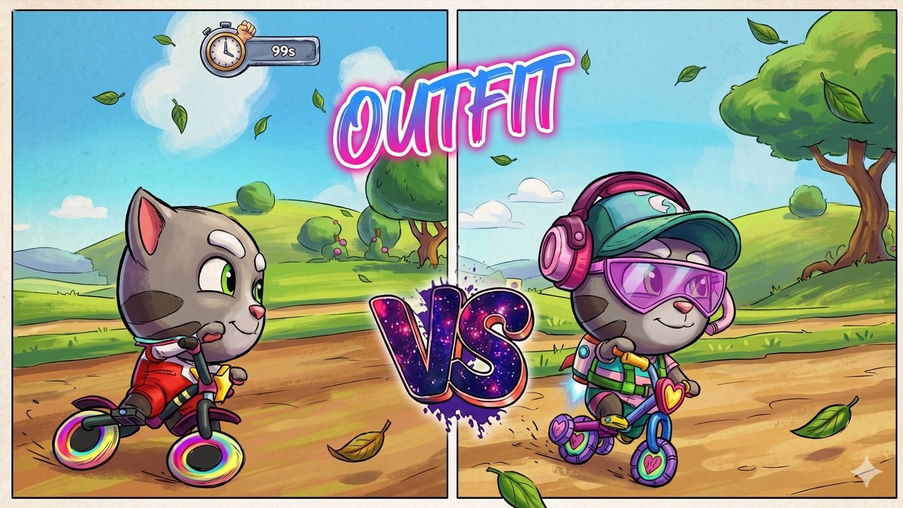 Tom Streamer Talking Tom Gold Run New Event 2026 🚲🛹 Champion vs Streamer Tom vs Roy ...