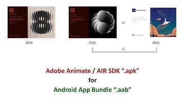 Summary: Adobe Animate / AIR SDK “.apk” for Android App Bundle “.aab”