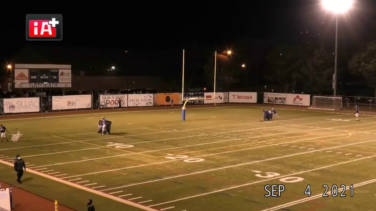 RSEQ D2 Football: Édouard-Montpetit @ John Abbott [Sept 4, 2021]