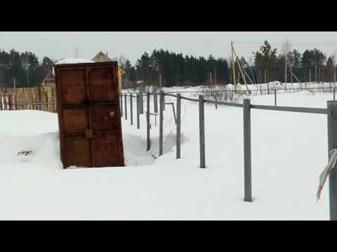 26.02.2017 - РАЗГОВОР ПРО СТОЛБЫ (ЗАБОР ЗИМОЙ)