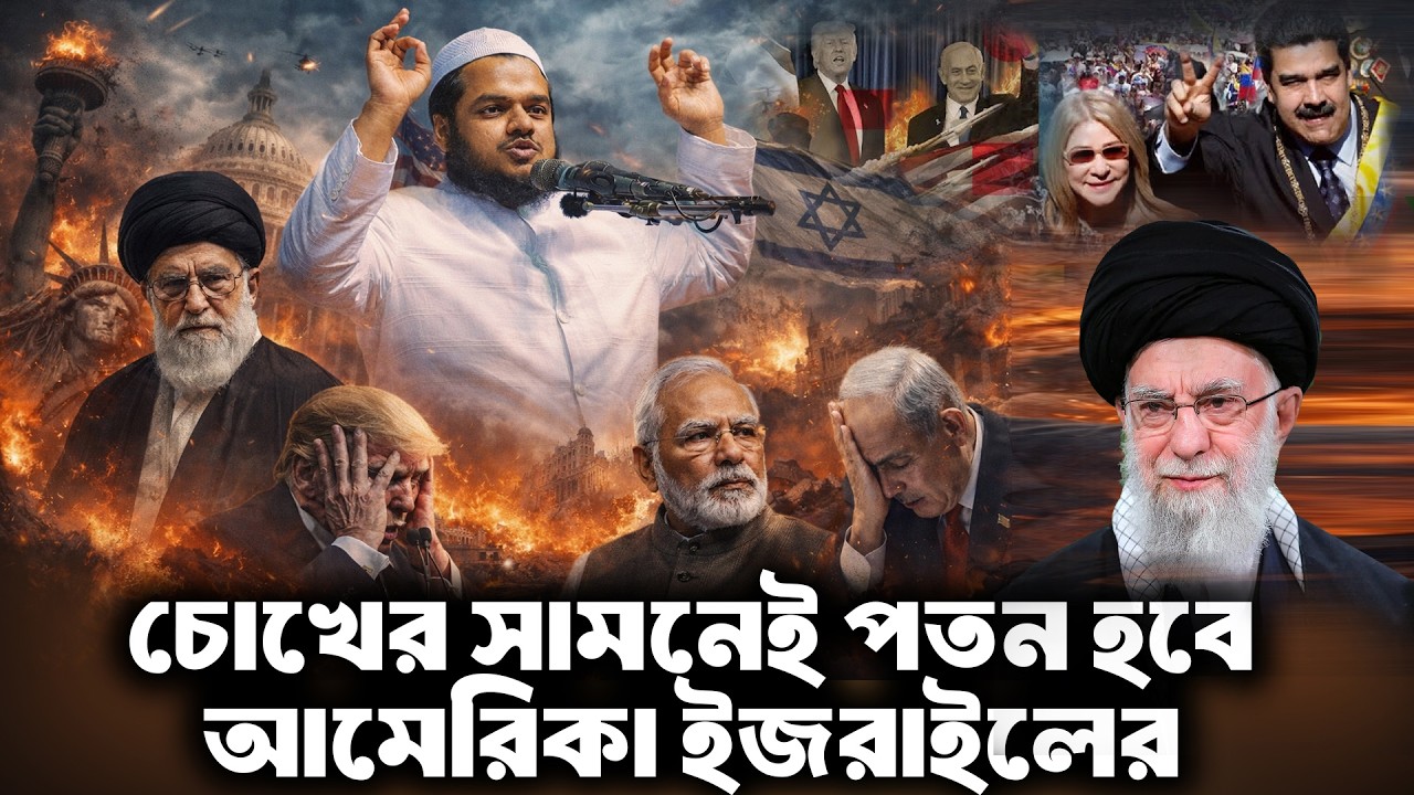 চোখের সামনে প'ত'ন হবে আ'মে'রি'কা ও ই'জ'রা'ই'লে'র | আব্দুল্লাহ বিন আব্দুর রাজ্জাক  | abdullah vai