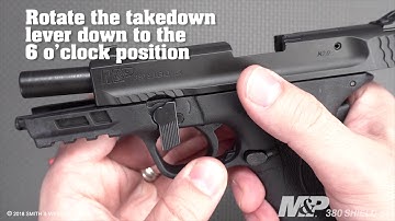 M&P 380 Shield EZ Field Stripping Disassembly