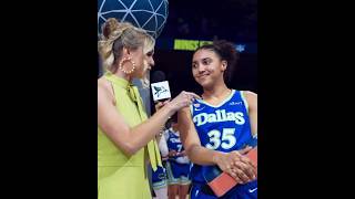🚨 Azzi Fudd after CAREER-HIGH 12pts | Dallas Wings WNBA women's basketball #shorts Paige Bueckers