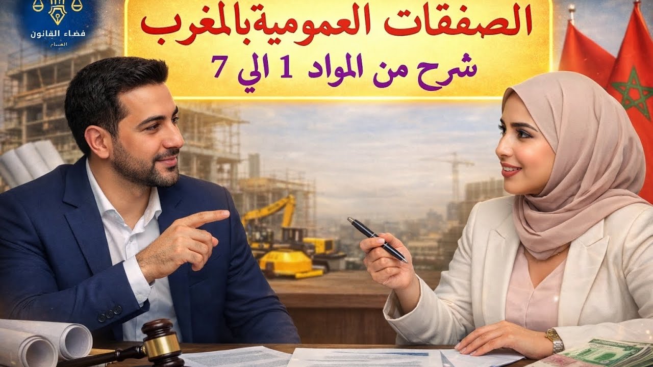 شرح مبسط لمرسوم الصفقات العمومية 2023 بالمغرب: المواد 1 حتى 6 ، بالدارجة المغربية .