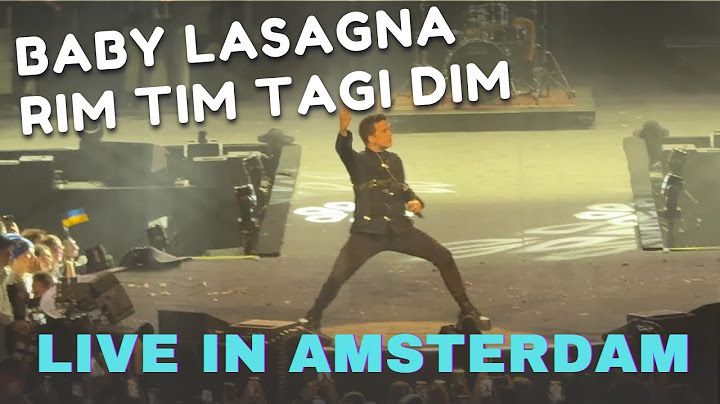 Baby Lasagna - Rim Tim Tagi Dim - LIVE at Het Grote Songfestivalfeest in Amsterdam 12 December 2024