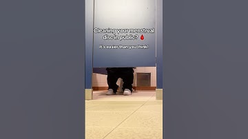 Yes, you CAN clean your menstrual disc in a public bathroom ✅ #menstrualdisc #periodtips #nixit