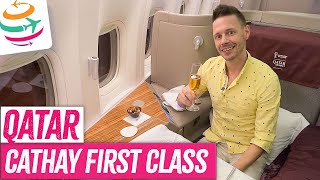Die geliehene First Class von Cathay Pacific bei Qatar Airways | YourTravel.TV