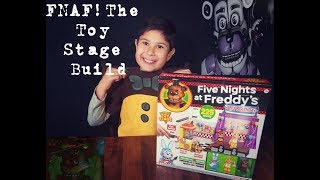 FNAF! McFarlane toys. The Toy Stage Set. Play and Build
