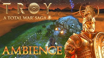 Total War Saga TROY: Agamemnon at the Oracle of Delphi  I Ambience, ASMR, Studying, Relaxing I