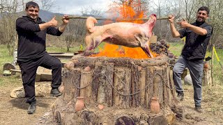 Epic 35 Kg Lamb Cooked in Huge Tandoor